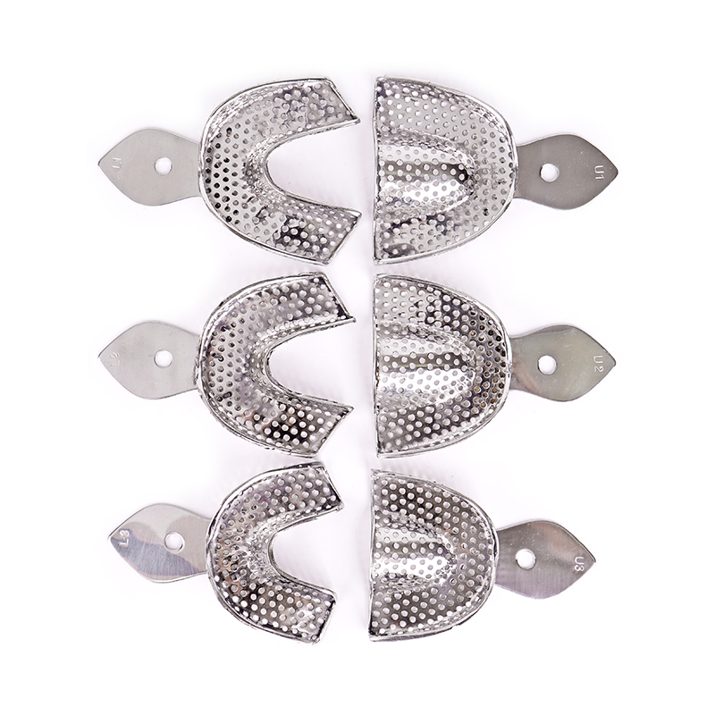 Teeth Whitening Trays - Zahnabdruckschale aus Edelstahl mit Loch, autoklavierbarer