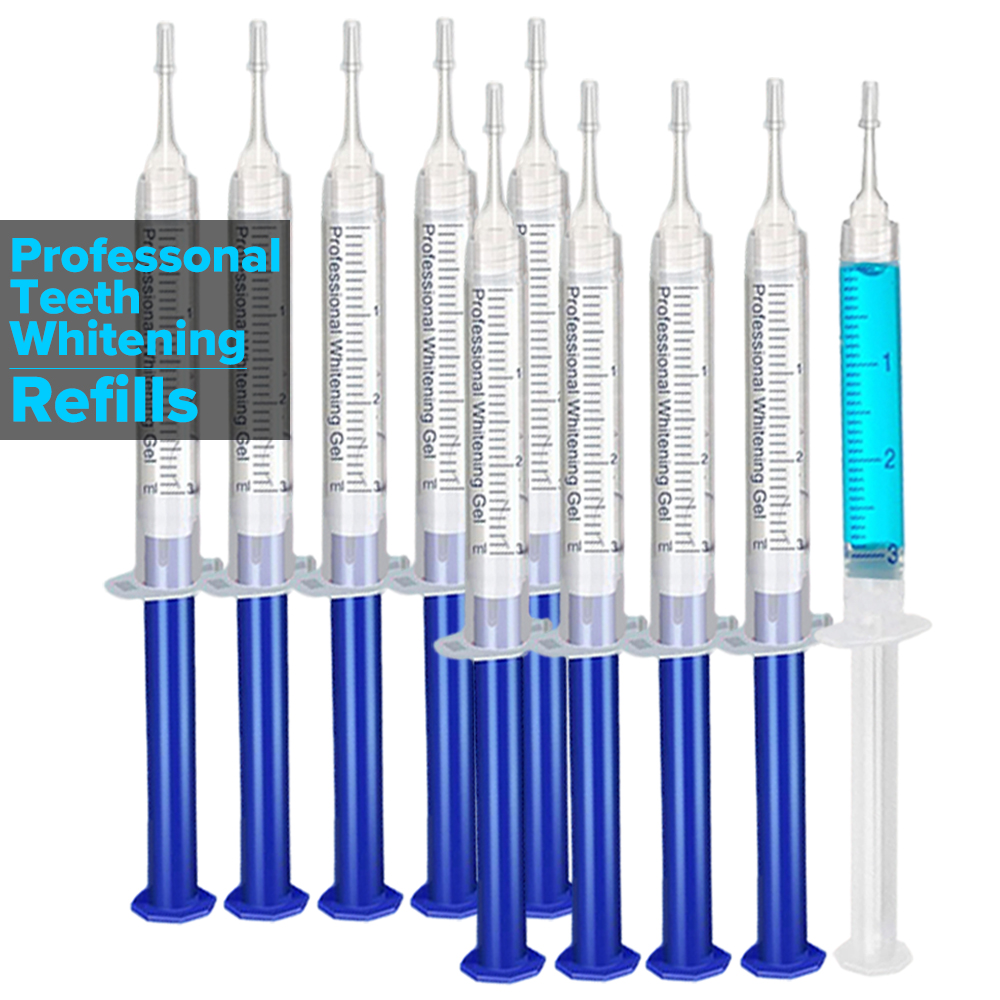 Teeth Whitening Session - Zahnaufhellungsgel, Nachfüllspritze, Zahnaufhellungsgel, Bleichmittel für Tablett