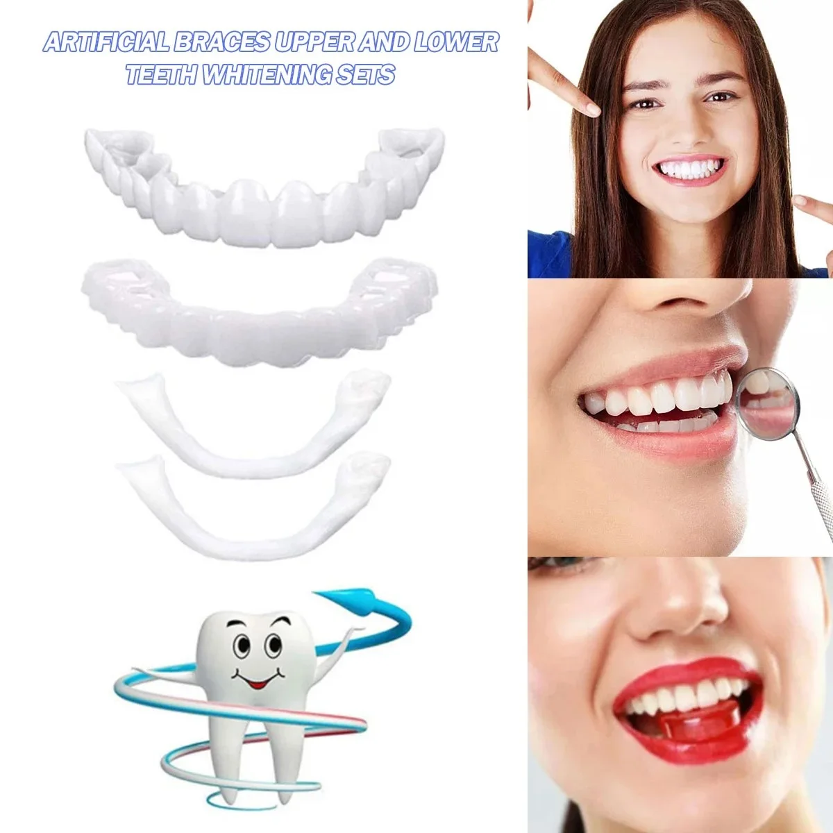Teeth Whitening Session - Zahn-Veneers Zahnaufhellung Zahnprothesen Zahnspangen Temporäre Zahnabdeckung