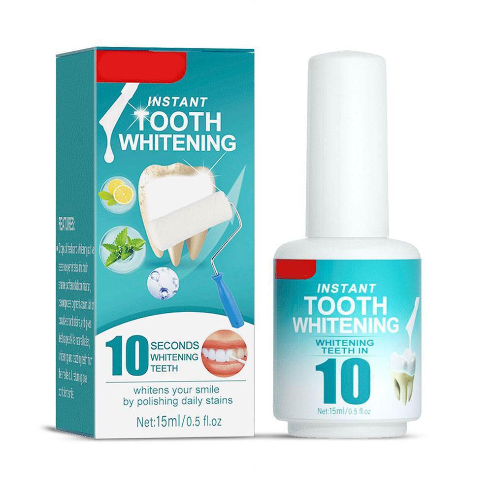 Teeth Paint Whitening - Zahnweiß-Farbe gegen Pigmentierung, entfernt Rauchflecken, Mundgeruch,