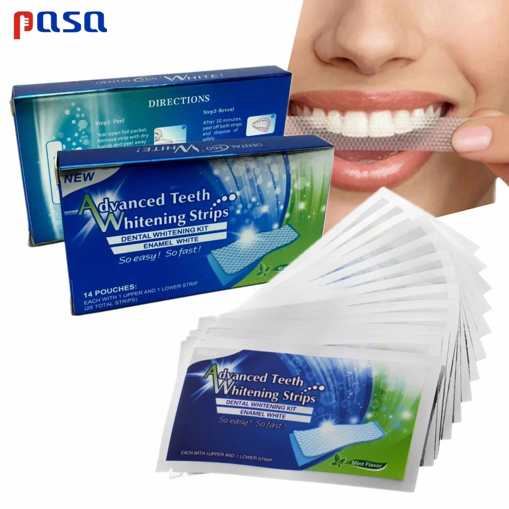 Whitening Strip 3D - 14/28 stücke 3D Zahnaufhellung Streifen Mit