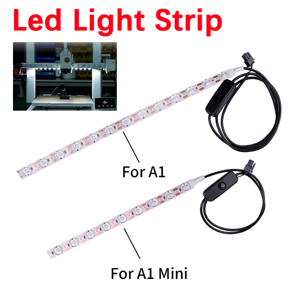Whitening Strip 3D - Upgrade LED-Lichtleiste für Bambu Lab A1/A1mini