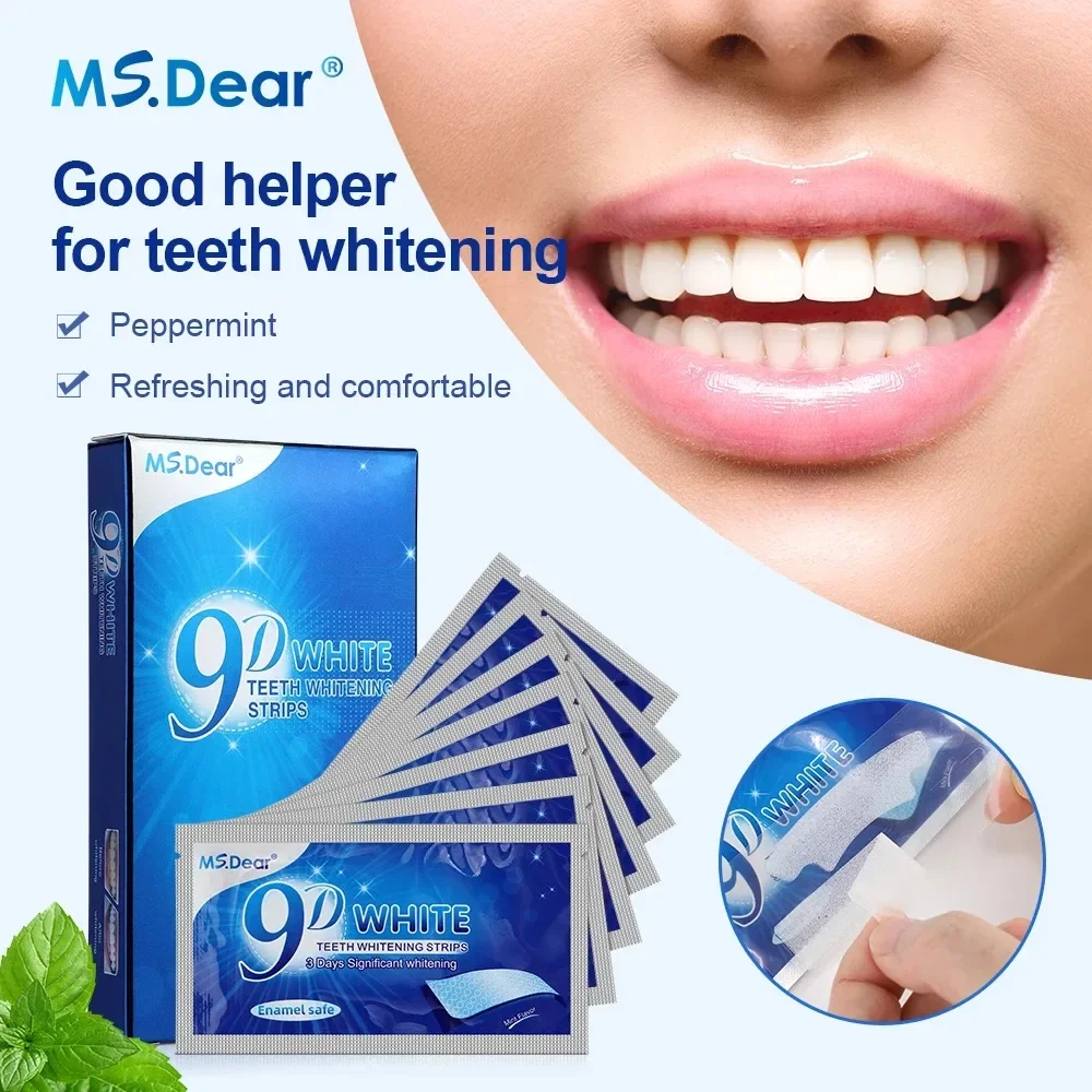Whitening Strip 3D - Neue Zahnaufhellungsstreifen für Natürlich Strahlendes Weiß,