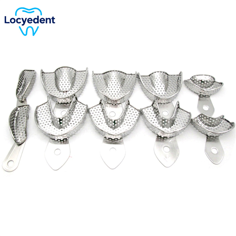 Teeth Whitening Trays - 10 Teile/satz Dental Abdruck Tablett Edelstahl