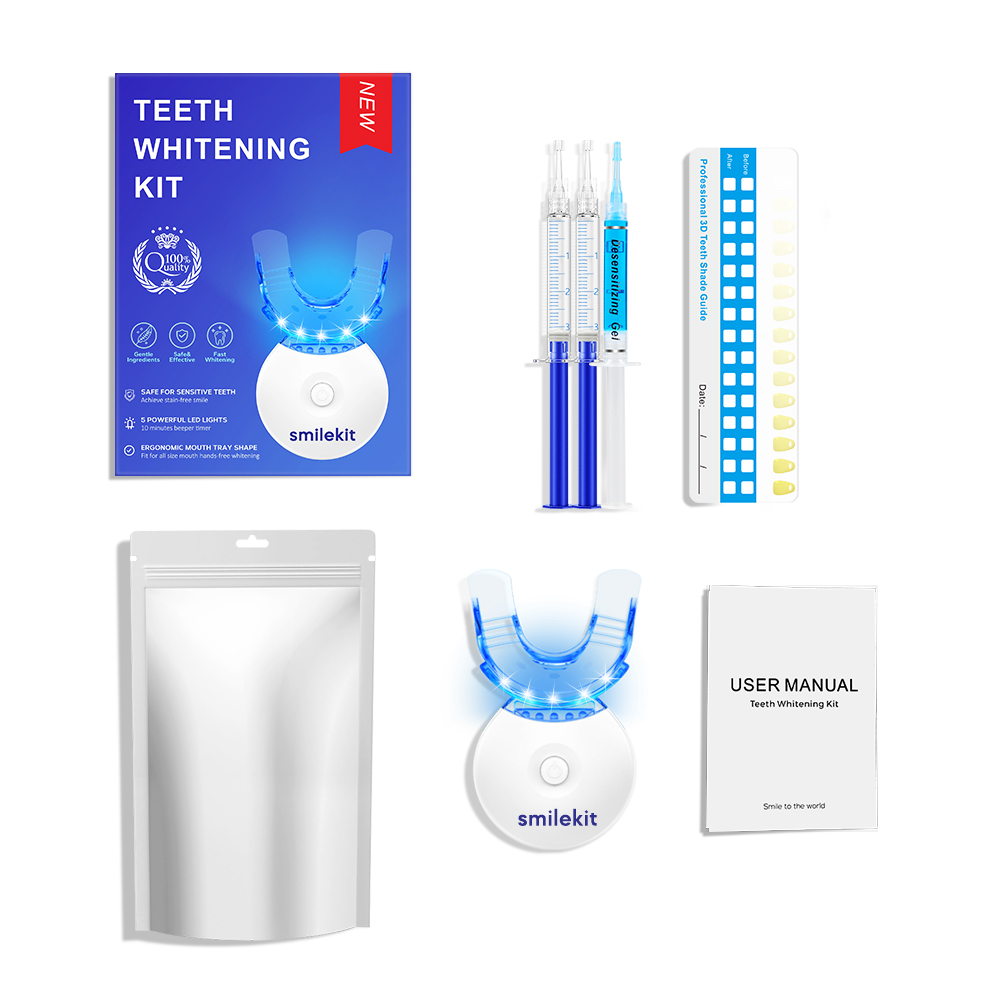 Zahnaufhellungs-Set – 5 x LED- – Teeth Whitening Session Bewertung und Preis