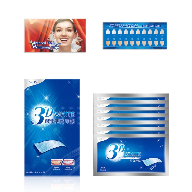 7 Paar Zahnaufhellungsstreifen – Whitening Strip 3D Bewertung und Preis