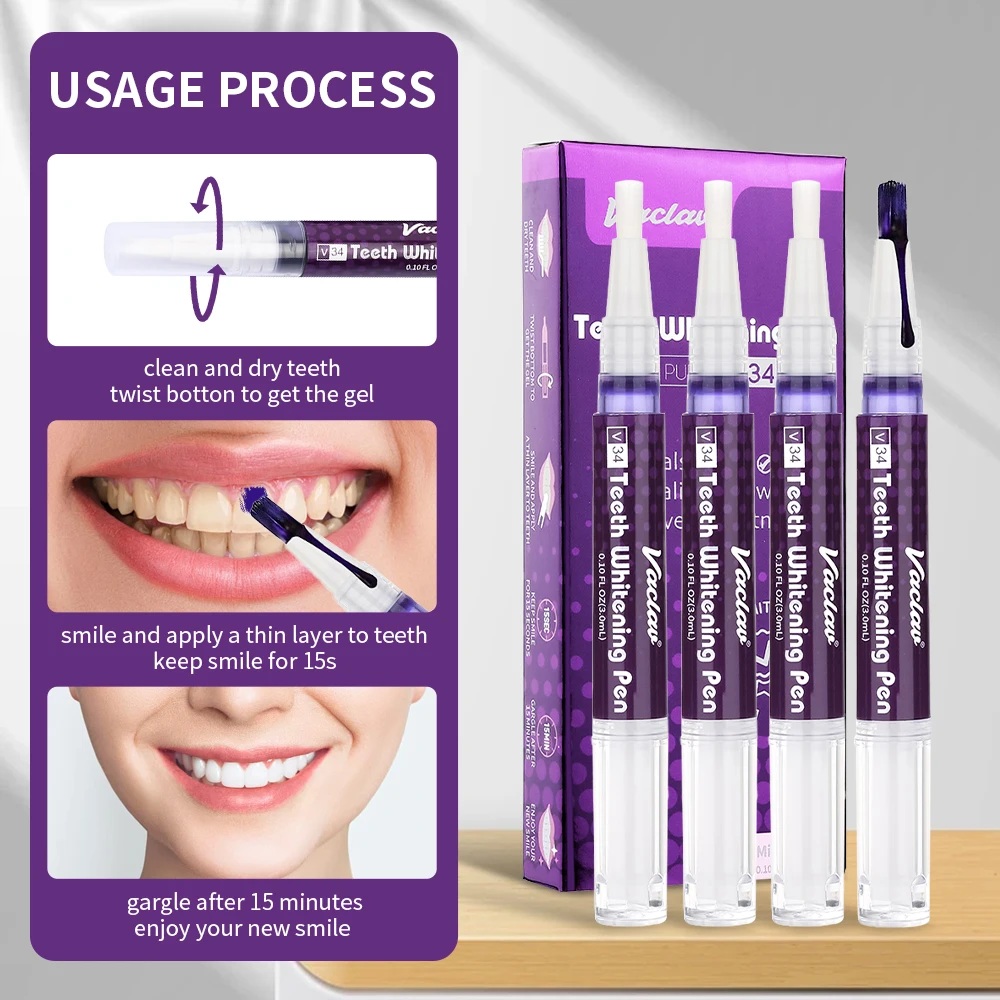 Vaclav V34 Lila Zahnaufhellung – Teeth Whitening Session Bewertung und Preis